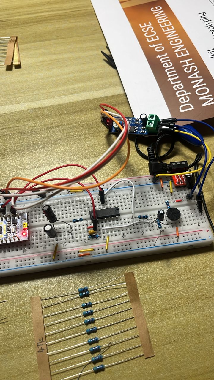 Audio Sampling Breadboard